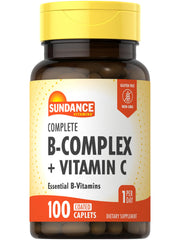 Sundance Complete B-Complex bottle — supports daily vitamin routine at a glance.