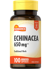 Sundance Echinacea 650mg bottle front view for daily use