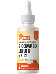 Sundance Sublingual B Complex bottle for easy daily intake.
