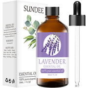 Sundee lavender oil bottle with dropper for easy diffusion and aroma