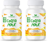 Sundhed Natural CoQ10 extra strong bottle front showing 800 mg per capsule for energy support.