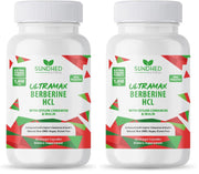 Sundhed Natural Ultramax Berberine HCL Cinnamon bottle for daily supplementation.