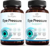 Sunergetic eye pressure supplement bottle for daily ocular support.