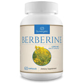 Sunergetic Premium Berberine bottle on a clean surface for daily wellness support