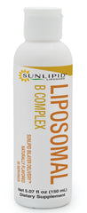 SunLipid Liposomal B Complex bottle shows bilayer delivery for better nutrient delivery.
