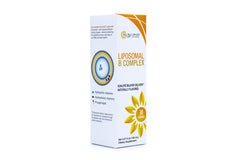 SunLipid Liposomal B Complex close-up highlights naturally flavored supplement for daily use.