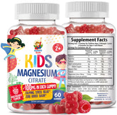 Sunny Sam Magnesium Gummies for Kids bottle front supports calm and nightly routine