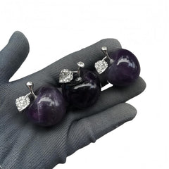 Sunshcat amethyst statue gift idea for rooms, offices, and holiday gifting.