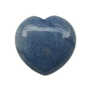 Sunshcat blue aventurine heart-shaped worry stone, ideal for mindfulness and calm.