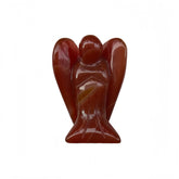Sunshcat natural carnelian angel figurine for meditation and mood balance.