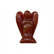 Sunshcat natural carnelian angel figurine for meditation and mood balance.