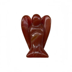 Sunshcat natural carnelian angel figurine for meditation and mood balance.