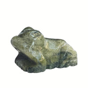 Sunshcat Natural India Agate Frog pocket figurine soothing energy for meditation