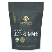 Sunwarrior Lions Mane Powder in a 150g pouch supports focus and daily mental sharpness.