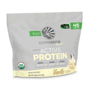 Sunwarrior vanilla plant-based protein powder bag with clean ingredients for plant nutrition