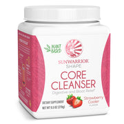 Sunwarrior Plant-Based Prebiotic Fiber Blend Powder in Strawberry Cooler supports digestive comfort and daily regularity.