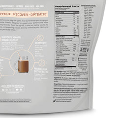 Sunwarrior protein powder scoop-dispensing for post-workout recovery.