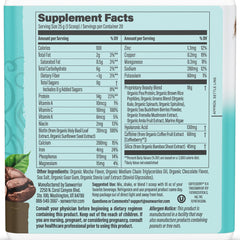 Sunwarrior vegan collagen powder scoop measuring a precise serving.