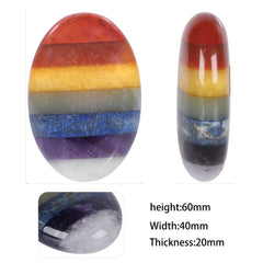 SUNYIK healing energy palm stone held in hand highlighting soothing energy