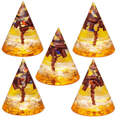 SUNYIK Orgone Pyramid desk decor adds color and calm to spaces