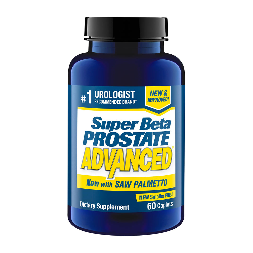 SUPER BETA PROSTATE Advanced bottle and capsules for daily urinary support