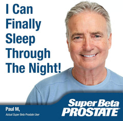 Super Beta Prostate packaging box with 60-count bottle on display.
