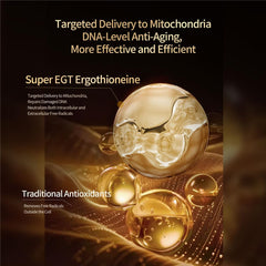 SUPER-SYN L-Ergothioneine capsules closeup with clear texture
