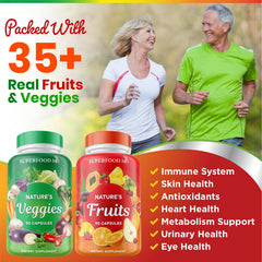 Superfood MD blend of fruits and vegetables for daily nutrition.