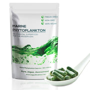 SuperFoodISM Marine Phytoplankton bottle—premium vegan omega-3 source for daily wellness