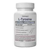 Superior Labs L-Tyrosine 500mg bottle highlights purity and focus support