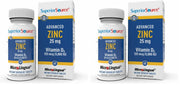 Superior Source Advanced Zinc 25 mg bottle for daily immune support