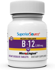 Rapid-dissolve methylcobalamin B12 tablet from Superior Source