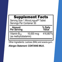 Superior Source B-12 on tongue dissolving for rapid absorption.