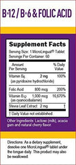 Superior Source B6 and Folic Acid dissolvable tablet on tongue for brain health.