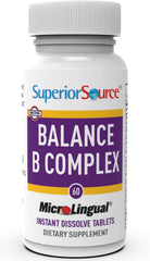 Superior Source Balance B Complex with folic acid supports nutrient delivery