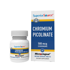 Superior Source Chromium Picolinate bottle for daily metabolic support.