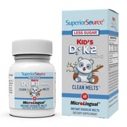 Superior Source Kid's D3 & K2 microlingual tablets dissolving on the tongue for easy daily nutrition