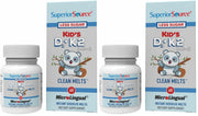Superior Source Kid's D3 & K2 tablet on tongue for easy daily use
