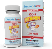 Packaging of Superior Source Kid's Vitamin C Clean Melts on a shelf.