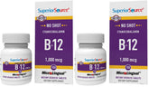 Superior Source No Shot B-12 dissolving tablet under tongue for fast energy support