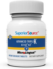 Superior Source Triple K formulation image highlighting K1 and K2 blend.