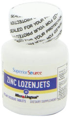 Superior Source Zinc Lozenjets vitamin C graphic emphasizes immune support
