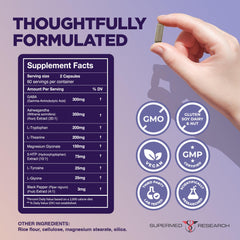 Close-up of CalmEmotion capsules suggesting daily relaxation and balanced mood.