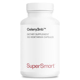 Supersmart Celery3nb bottle front for daily wellness support with celery seed extract.