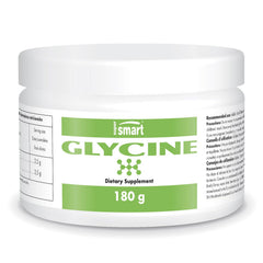 Supersmart glycine powder bottle for daily amino acid support