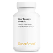 Supersmart Liver Support bottle front view for daily detox support.