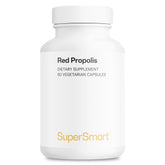 Supersmart Red Propolis 800mg bottle showing Brazil extract for daily antioxidant support