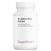 Supersmart St. John’s Wort extract bottle front view for daily emotional well-being.