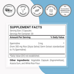 Supersmart vegetarian-friendly packaging sign highlights plant-based capsules.