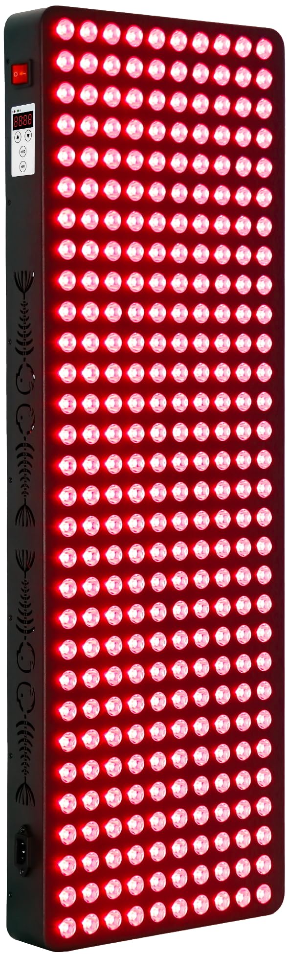 Supersred red light therapy panel front view for full-body coverage.